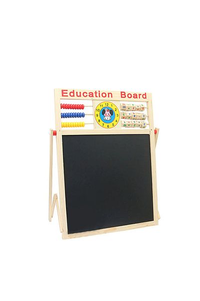 OEM Tabla magnetica de scris si desenat, cu doua fete, litere si cifre magnetice, marker si creta