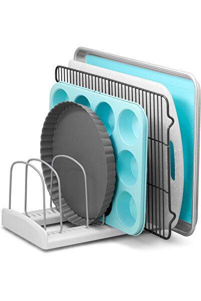 YouCopia رف StoreMore، قياسي، بلاستيك، أبيض