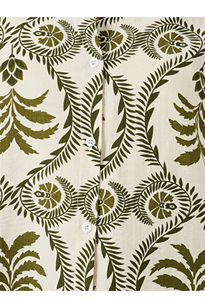 Styli All-Over Print Oversized Shirt and Wide Leg Pants Co-Ords