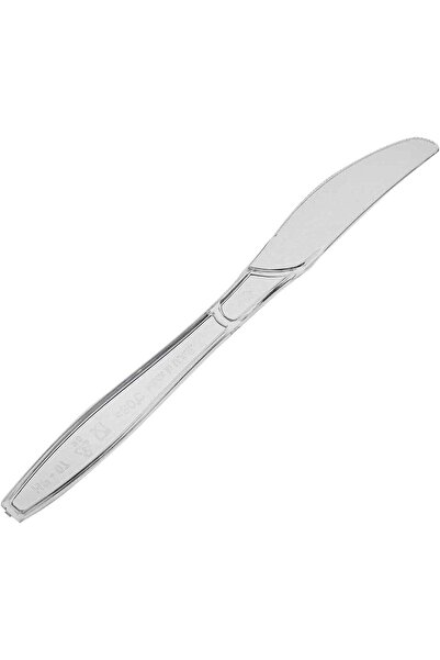 Hotpack Clear Plastic Heavy Duty Disposable Knife - 50 Pieces