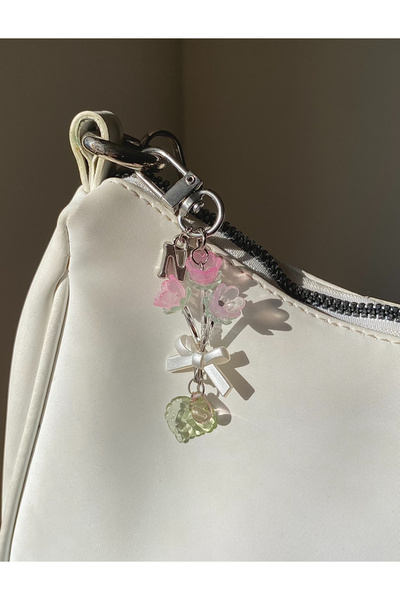 bettymettys Pembe Zambak Buketi Kişiselleştirilebilir Fairycore Coquette Çant...