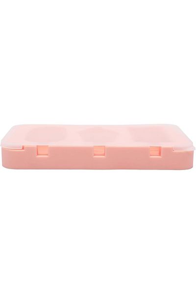 mastergold Light Pink Ice Cube Tray 3 Cube Mold Durable and Easy Release Perfect for Home or Party Use