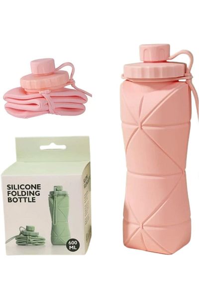 Generic SPOR Water Bottle, Silicone Foldable Water Bottles For Travel, Easy-To-Carry Design And Compact Siz