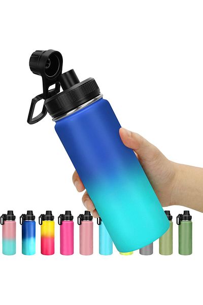 Generic ZOMAKE 500 ML Vacuum Insulated Water Bottle - Stainless Steel Thermos Flask Double Wall Drink Bottl