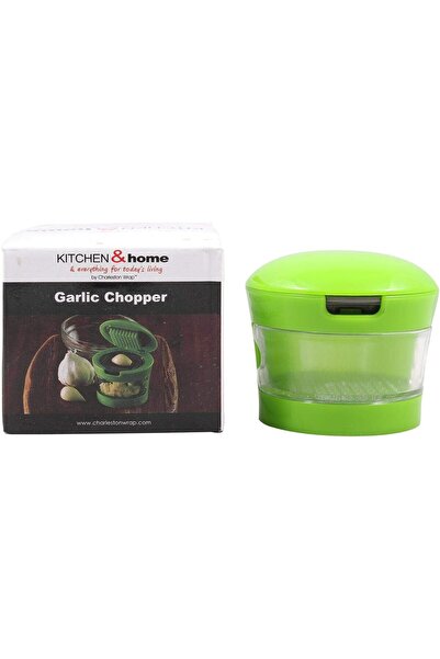 Generic مفرمة الثوم للمطبخ والمنزل - خضراء