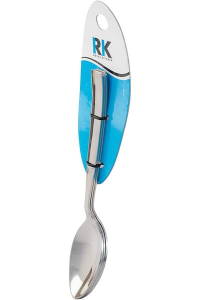 Generic RAJ Rk Stainless Steel Venice Dessert Spoon Set 3-Pieces, Grey, Rk0108