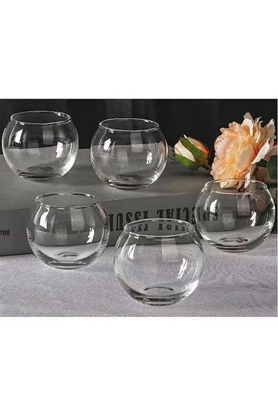 Generic CO ARMA Small Clear Glass Cheesecake Glasses (12)