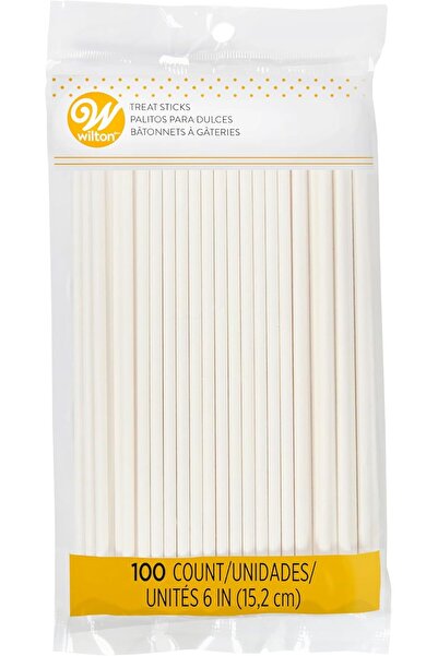 wilton Lollipop Sticks 6 Inch, Pack of 100, Multi-Color