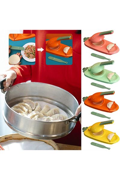 Generic 2 In 1 Dumpling Maker, Dumpling Press, Dumpling Maker Machine, Multifunction Dumpling Mold Set, Bak