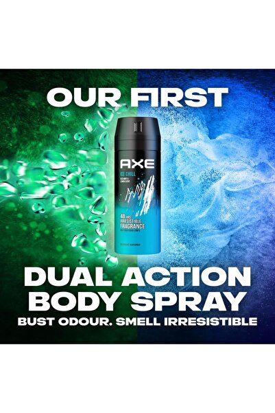 Axe Ice Chill 48H Body Spray Deodorant for Men – 150ml Fresh Cooling Scent