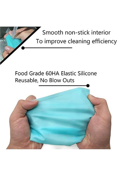 Generic Reusable Piping Bags and Tips Set, Cake Decorating Tools with Icing Pastry Bags, Icing Bags Tips, C
