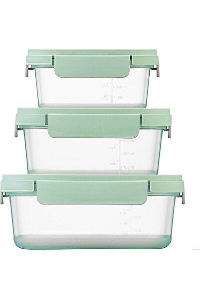 locknlock مجموعة حاويات نستوبيا (500 مل، 920 مل، 1.6 لتر)