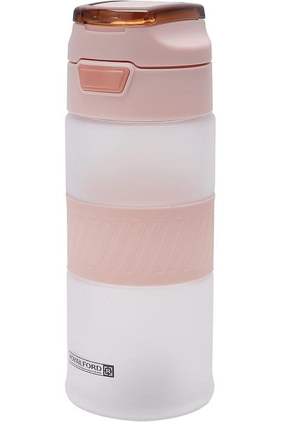 Generic Royalford 650 ml Water Bottle- RF11115 Plastic Bottle with Push Button Cap Stylish Design Water Bot