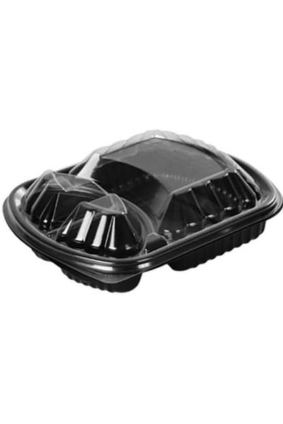 Generic 12-Pack Meal Prep Plastic Microwavable Food Containers For Meal Prepping With 12 Lids Rectangular,