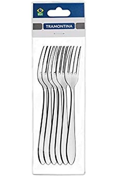 TRAMONTINA Satri Stainless Steel Table Fork 6-Pieces Set