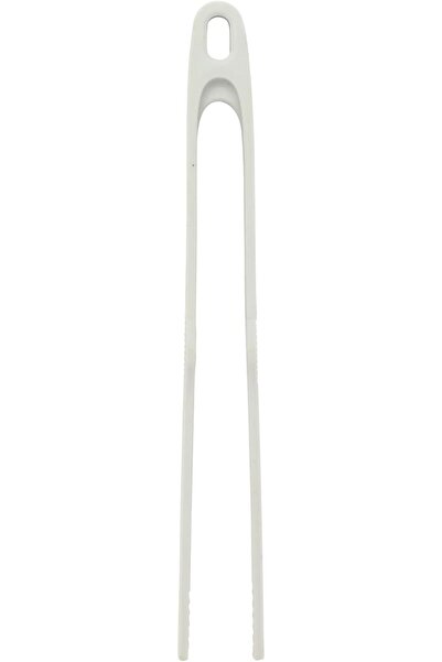 Electus Non-Stick Food Tongs, 12 Pieces, Light Gray