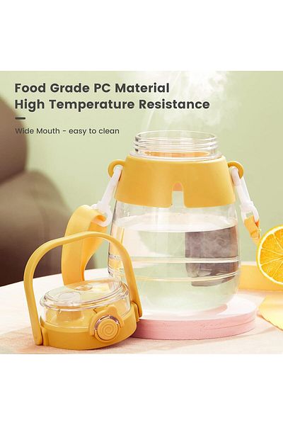 Generic SYOSI Kawaii Water Bottle with Straw, , 44oz Cute Water Bottles with Two Ways to Drink, Leakproof W
