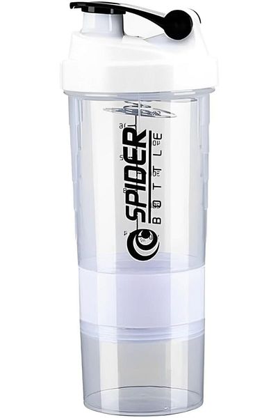 Generic ALCOACH Shaker Bottle Protein spider Bottles with Storage and Mix Ball, 16OZ Sports Water Bottle wi