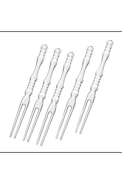 Generic شوكات فاكهة بلاستيكية للاستخدام مرة واحدة، أعواد كوكتيل، أعواد حلويات...