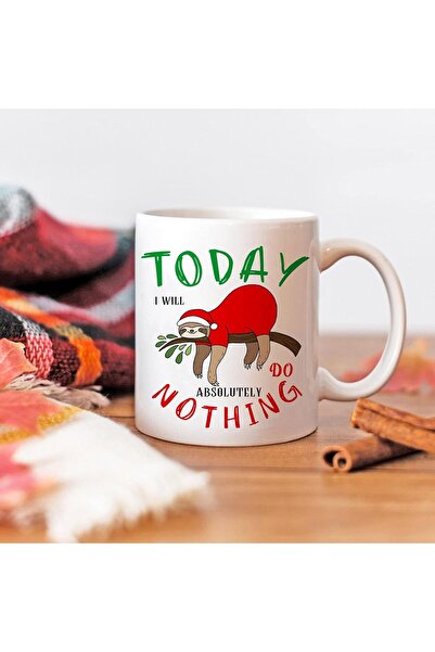 Be Care Funny Sloth Coffee Mug with Saying, Holiday Winter Hot Chocolate Cocoa Cups - Christmas Movie Watchi