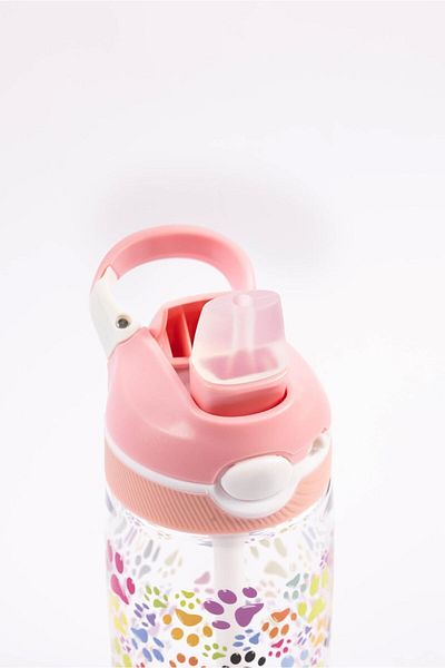 Generic Cocobe, Water Bottle, BPA Free, Push Button Open, Leakproof, 480mL, 3 Years+ (pink)