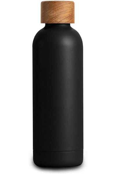 Generic X spring Insulated Water Bottles, 25oz/750ml Stainless Steel Water Bottles, Bamboo Cap Bottle, Vacu