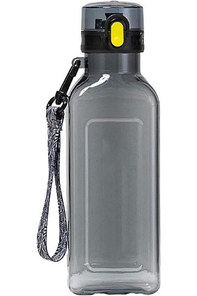 Generic Leisure Trendy Plastic Water Bottle Outdoor Sports Student Rope Carrying Portable Large Capacity Si