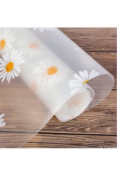 Generic Excefore Shelf Liner Drawer Liner for Kitchen, Non-Adhesive Waterproof Transparent EVA Refrigerator