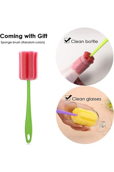Generic ELECDONCondiment Squeeze Bottle Sauce Squeeze Squirt Bottle for Kitchen Plastic Syrup Salad Dressin