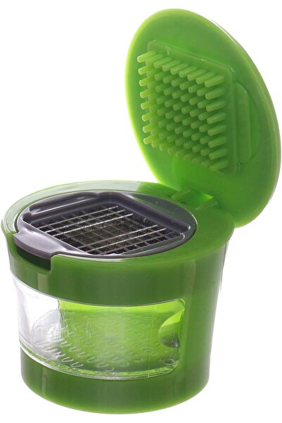 Generic مفرمة الثوم للمطبخ والمنزل - خضراء