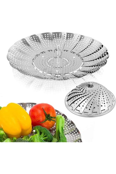 ALMEKAQUZ Stainless Steel Steamer Basket,Vegetable steamer basket For Instant...