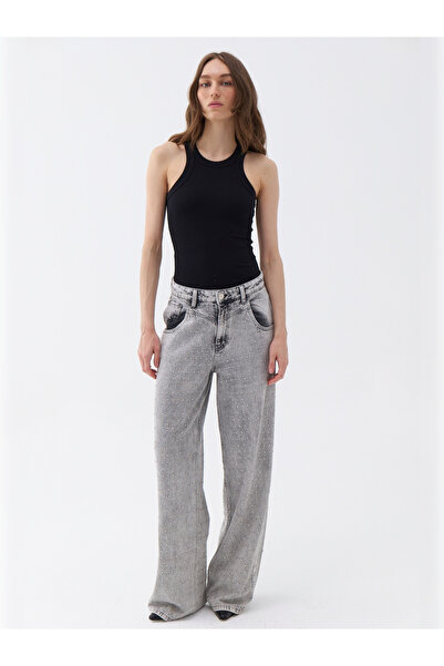 Nocturne Τζιν Boyfriend με σχέδιο πέτρας N25KD18120