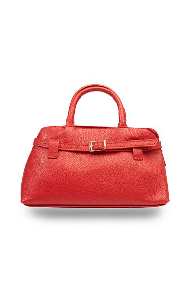 Toro Nero Women's red genuine leather bag Miriam