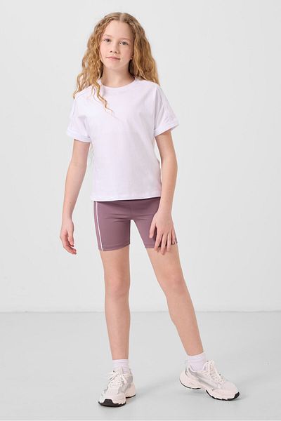 TOMMY LIFE Leggings pentru fete Dusty Rose, cu potrivire standard, performanță de bază - 75189