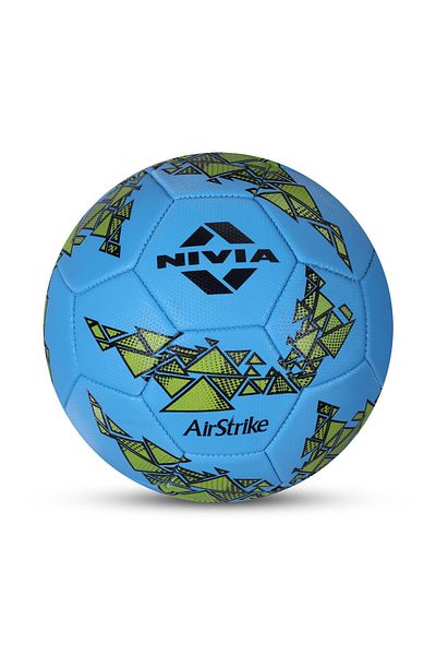 Nivia Air Strike Football - Size:5 (Sky Blue) | 80080SB