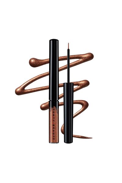 FENTY BEAUTY Fenty Diamond Bomb All-Over Diamond Veil Boozy Bronze – Bronze Sparkle Highlighter, 8g