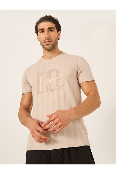 Fort Collins By Styli Men Graphic Printed Short Sleeve Regular Fit T-Shirt