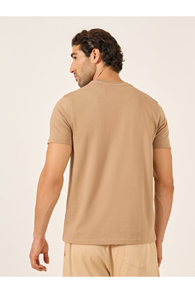 Fort Collins By Styli Men Brown Graphic Print Short Sleeve T-Shirt