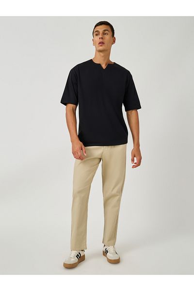 Styli Notch Neck Oversized T-Shirt