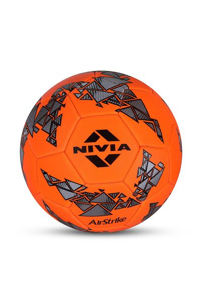 Nivia Air Strike Football - Size:5 (Orange) | 80080OR