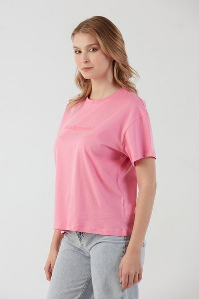 Fulla Moda Text Printed Crew Neck T-Shirt