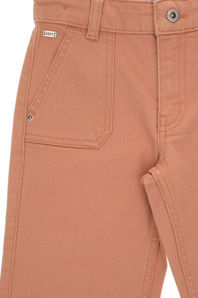 U.S. Polo Assn. Girls' Salmon Flare Fit Jean Trousers 50304245-Vr202