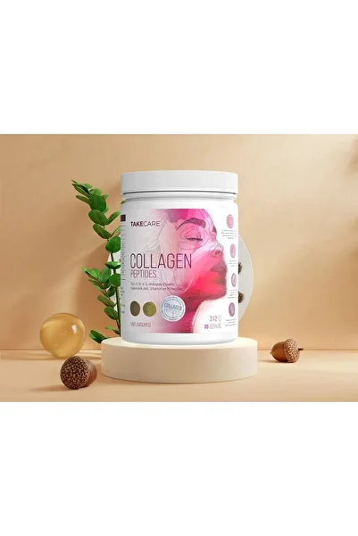 TakeCare Type I, Ii, Iii, V, X Hydrolyzed Elastin and Hyaluronic Acid and Vitamins Collagen Peptides