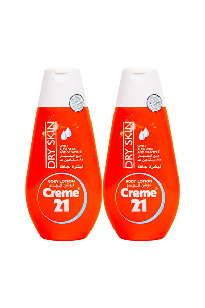 Creme 21 لوشن للجسم للبشرة الجافة عبوة اقتصادية 2 × 250 مل، عناية مغذية ومرطب...