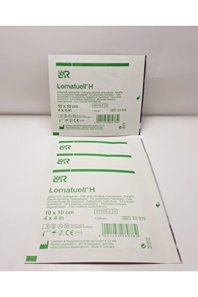 Lohmann & Rauscher Lomatuell H 10x10cm Parafinli File Yara Örtüsü 4 Adet