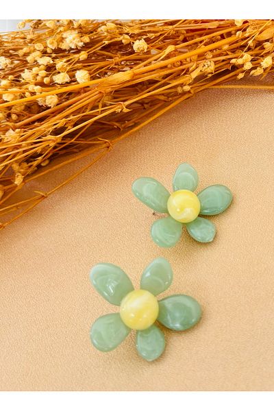 Markiz Takı Daisy Earrings Model 4 cm