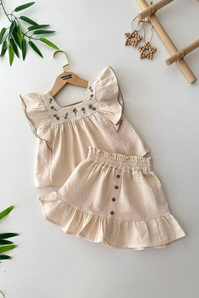 Minigimin Cicileri Мінігimin Cicileri Муслін Квітковий Принт Деталізований Фа...