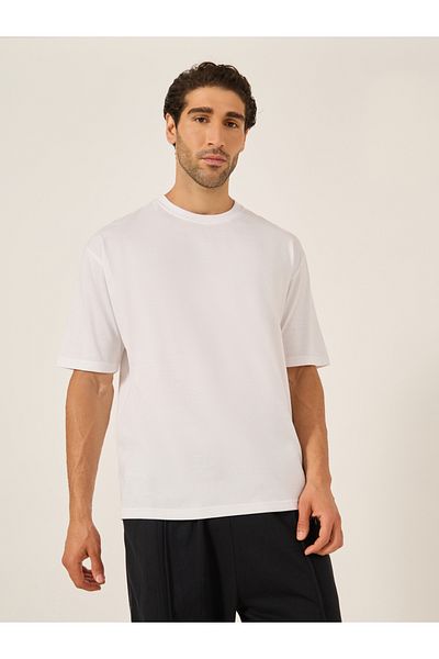 Styli Back Graphic Print Short Sleeve Oversized T-Shirt