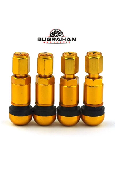 OEM Continental Logolu Gold Sarı Paslanmaz Çelik Sibop Sensörlü ve Normal Ara...