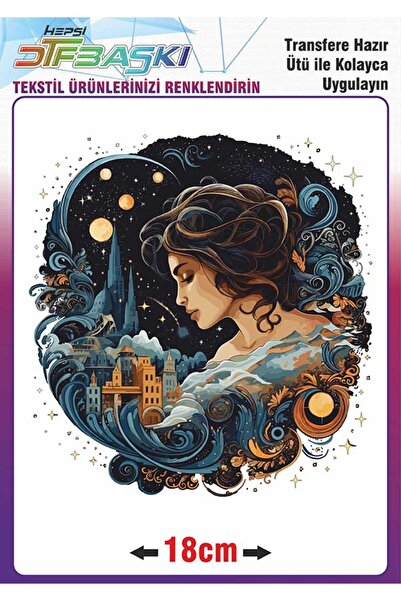 F17 Ajans Ütü ile Kumaşa Yapışan Baskı